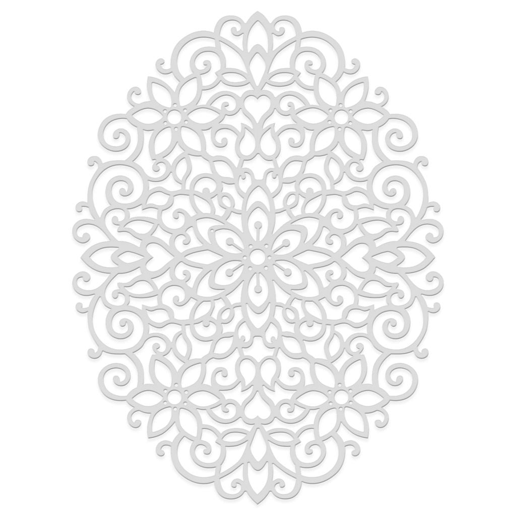 Floral Filigree Oval - Sweet Dixie Cutting Die