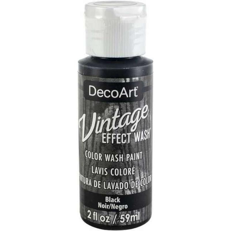 DecoArt Black Vintage Effects Wash 2oz