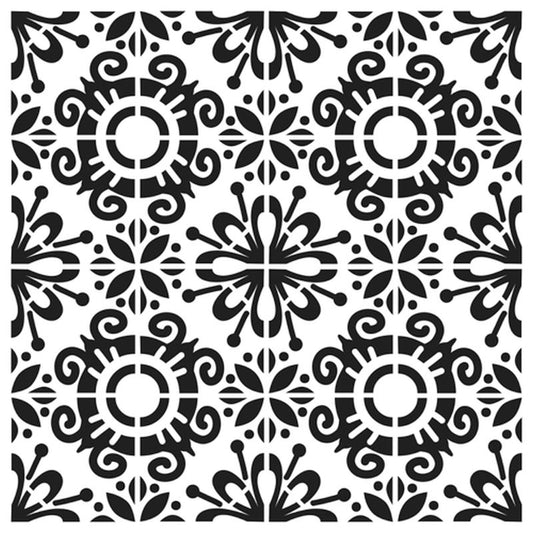 6x6 Stencil Fantasy Tile