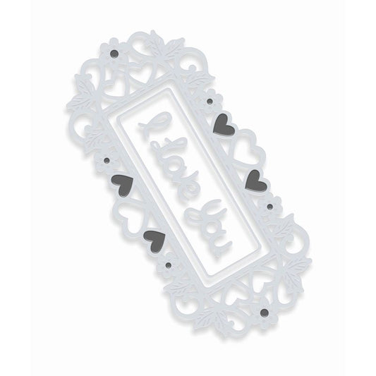 PSD Small Hearts and Flowers Fr Sweet Dixie Cutting Die