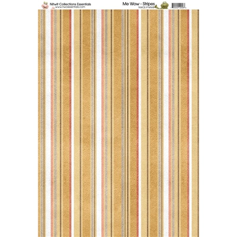 MW Stripes Paper A4Sold in Pack of 10 Sheets