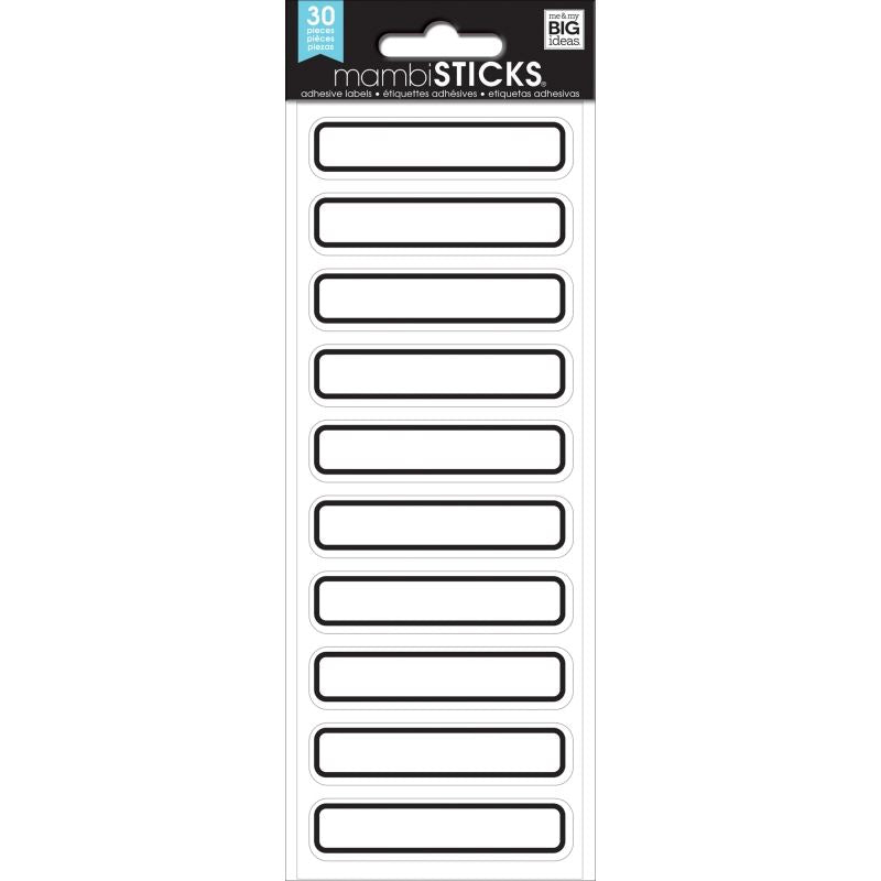 Black Mini Rectangles