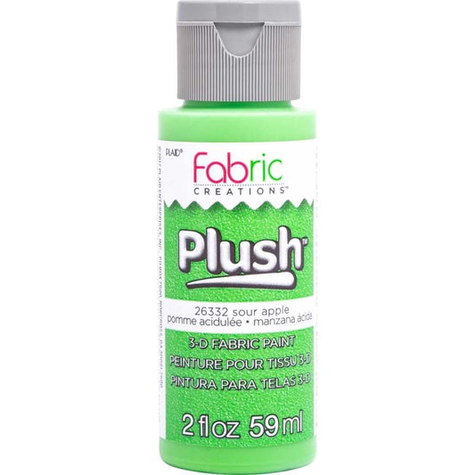 Sour Apple Plush 3D Fabric Paint 2oz
