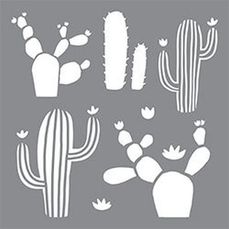 DecoArt Cacti Stencil