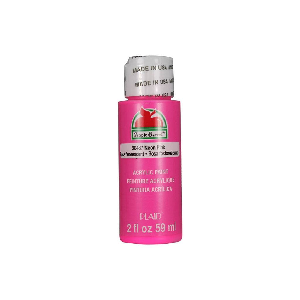 Pink Neon Apple Barrel 2oz