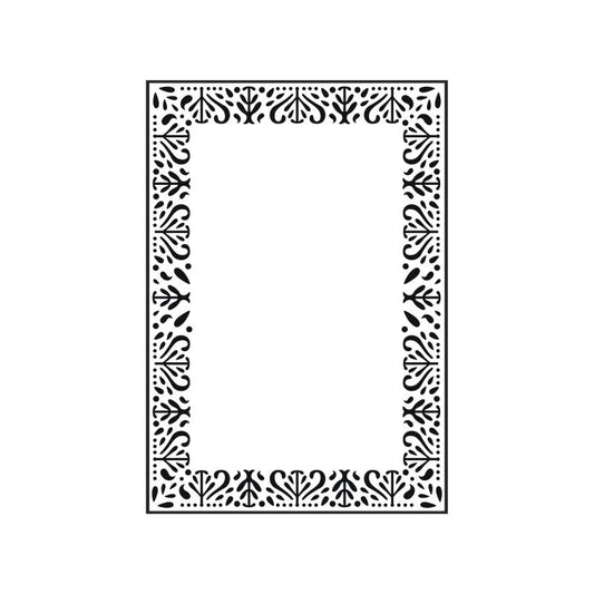 Embossing Fold 4x6 Decorative Frame