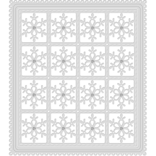 Snowflake Background Sweet Dixie Cutting Die