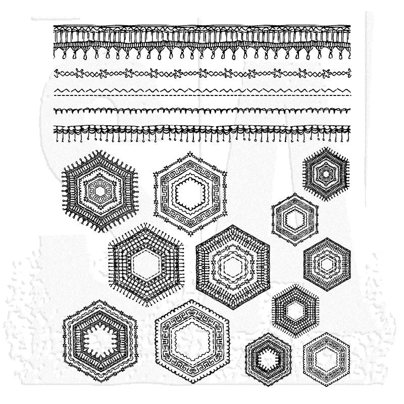 Tim Holtz - Patchwork Pieces- Stamp