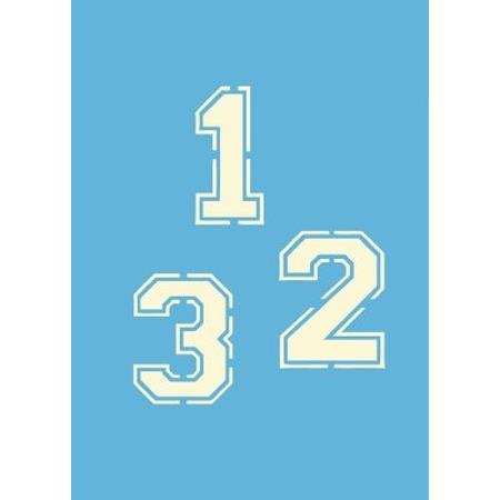 DecoArt 5.08cm Varsity Numbers Stencil