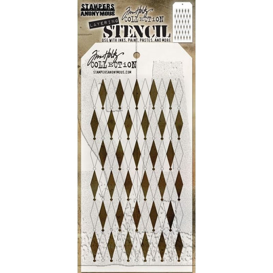 Tim Holtz - Shifter Diamonds, Layered Stencil