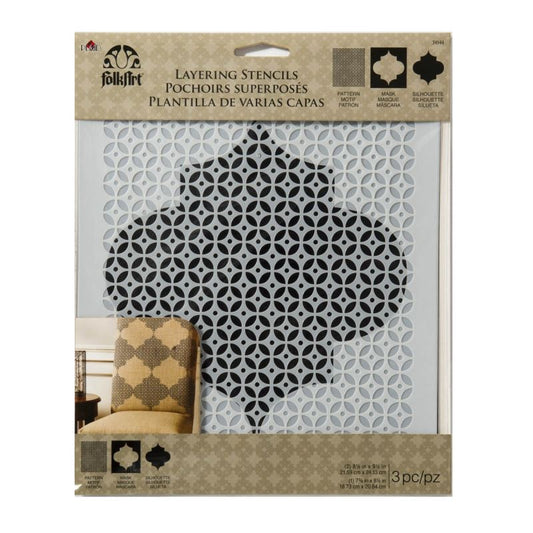 Trellis Stencil FolkArt Home DÃƒâ€ÃƒÂ¸ÃŽÂ©cor