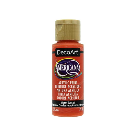 DecoArt Warm Sunset Americana Acrylics 2oz Acrylic Paint